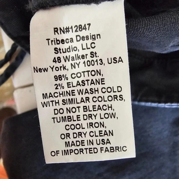 Nili Lotan Lace-Up Fly Ankle Zip Jogger Pants Navy Blue Size 4 - Picture 5 of 6